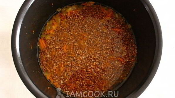 гречка с морковью и луком в мультиварке