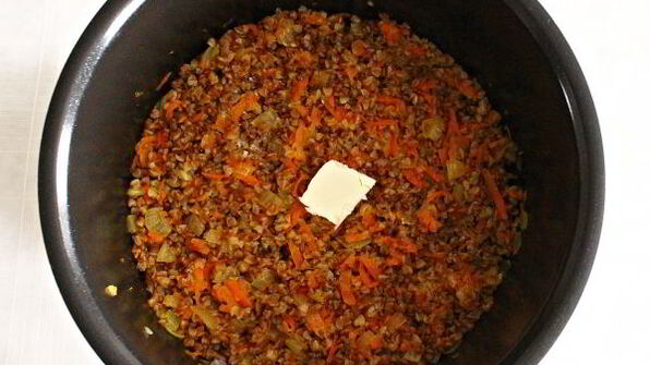 гречка с морковью и луком в мультиварке