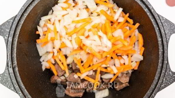 гречка с мясом и грибами