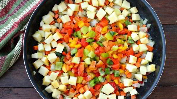 гречка с овощами в духовке