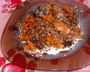 Гречка с сухофруктами