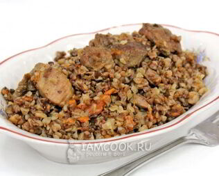 Гречка со свининой в мультиварке