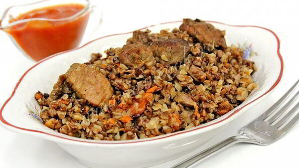 гречка со свининой в мультиварке