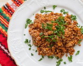 Гречка, томленная со свининой