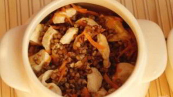 гречка в горшочке