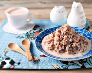 Гречневая каша на молоке для ребенка