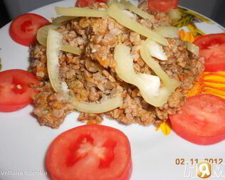 Гречневая каша с фаршем