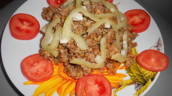 гречневая каша с фаршем