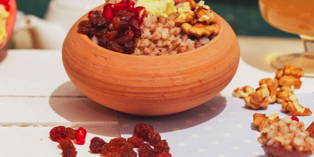 Рецепт гречневой каши с гранатом