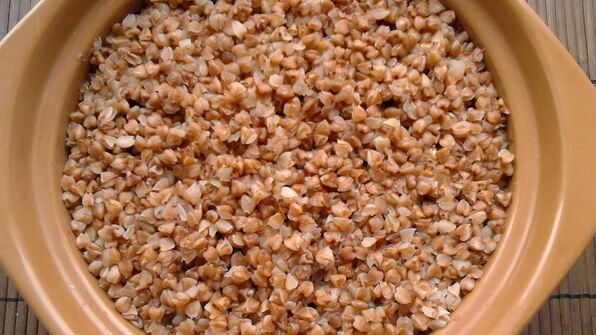 гречневая каша с грибами и луком