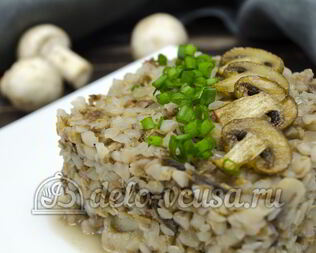 Гречневая каша с грибами