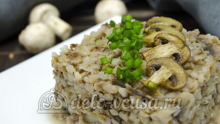 Гречневая каша с грибами