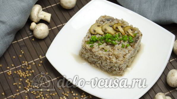 гречневая каша с грибами