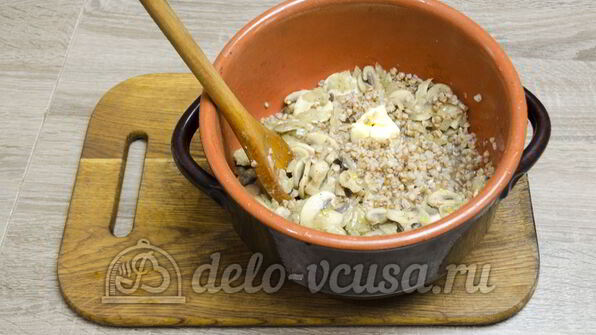 гречневая каша с грибами