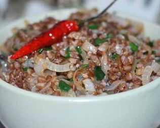 Гречневая каша с овощами