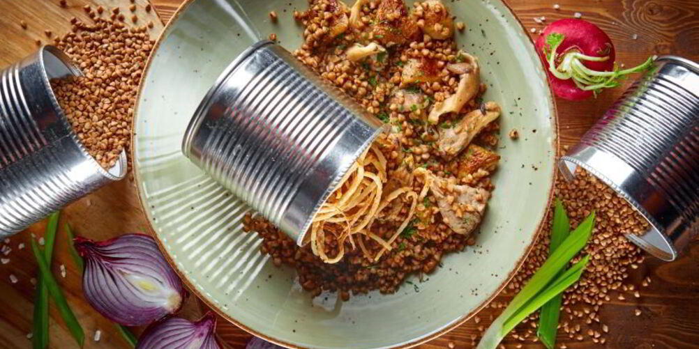 Рецепт гречневой каши с вешенками и белыми грибами