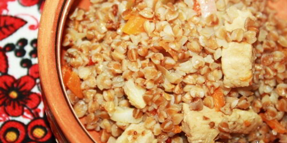 Рецепт гречневой каши со свининой и овощами