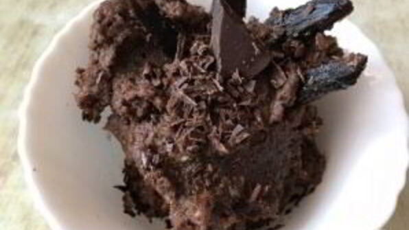 густая шоколадная каша