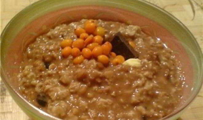 Каша из проросшей пшеницы