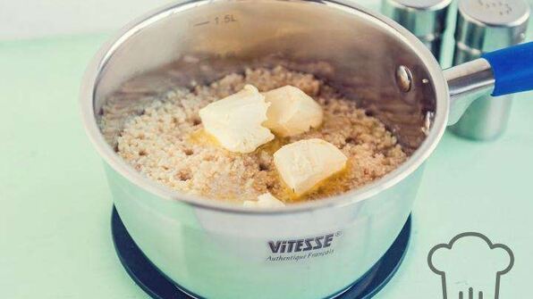 каша пшеничная на воде