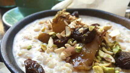 Каша с черносливом