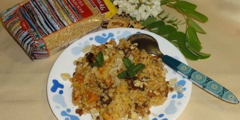 Рецепт каши с сухофруктами