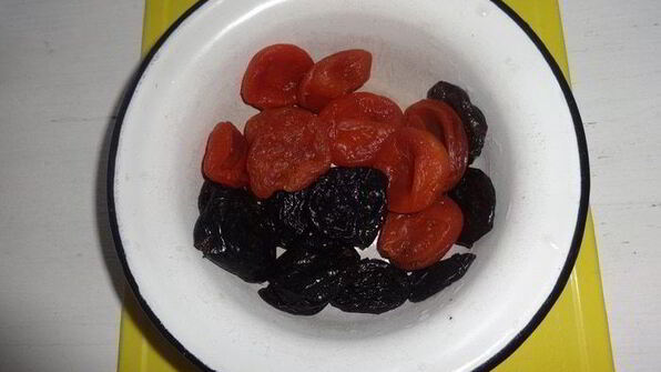 каша с сухофруктами