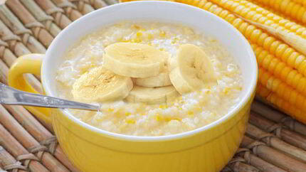 Кукурузная каша на молоке
