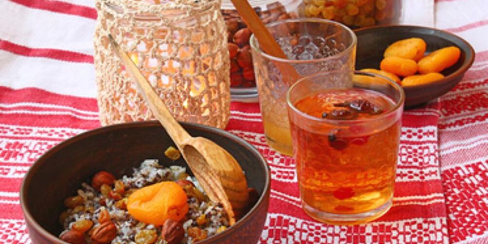 Рецепт кутьи и напиток из шиповника