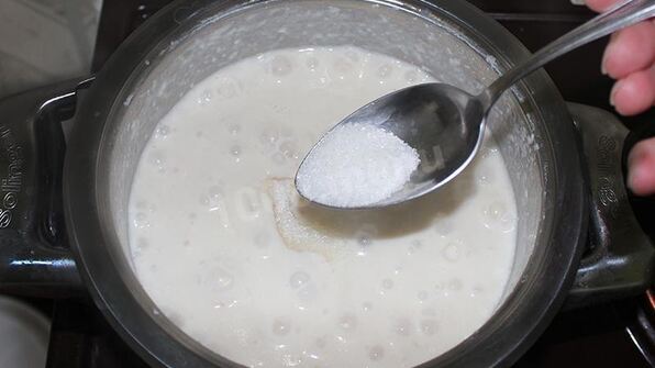 овсяная каша с бананом