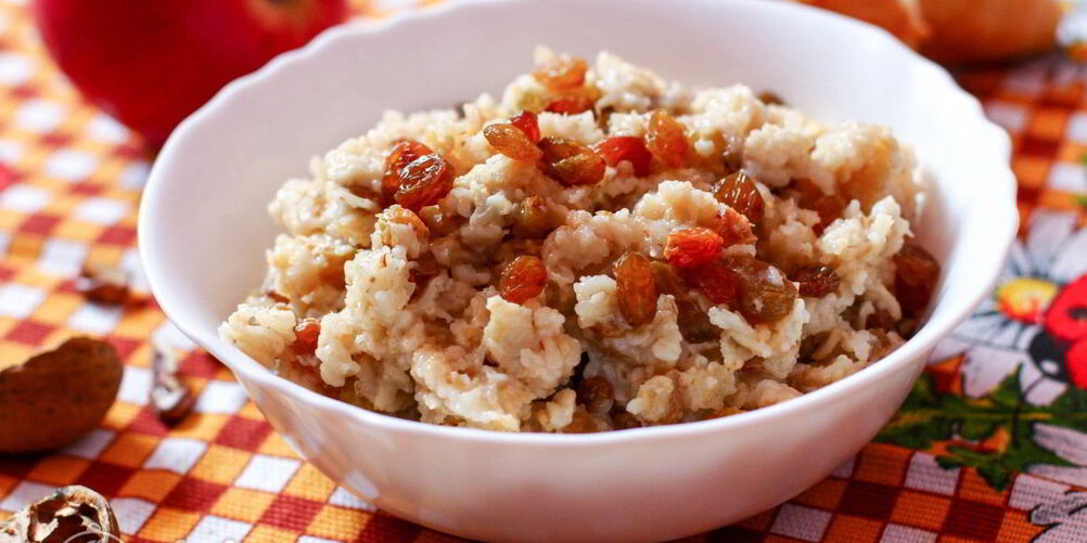 Рецепт овсяной каши с изюмом