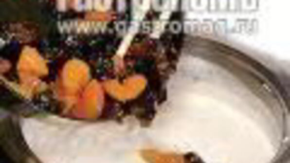 овсяная каша с сухофруктами