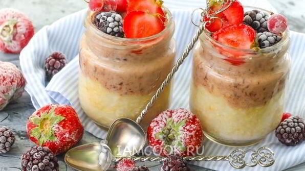 шоколадная овсяная каша