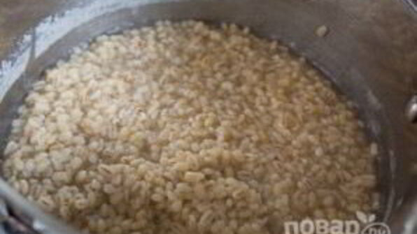 перловая каша с грибами