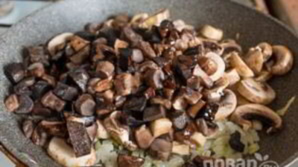 перловая каша с грибами