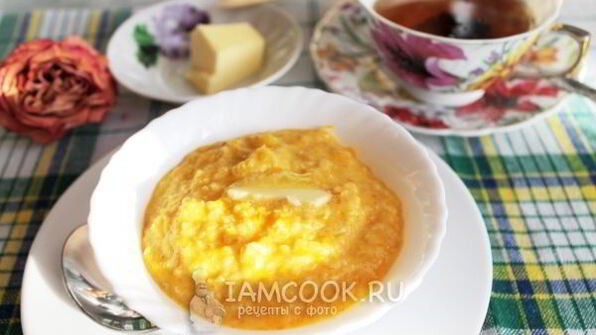 пшеничная каша с тыквой