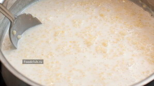 пшенная каша на молоке