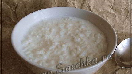 Молочная рисовая каша