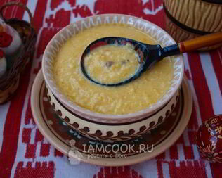 Тыквенная каша с пшеном