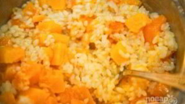 тыквенная каша с рисом