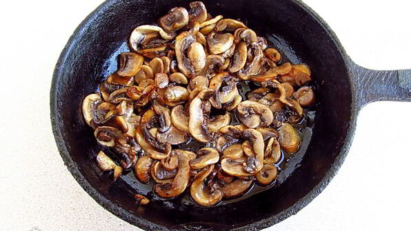 ячневая каша с грибами в пароварке