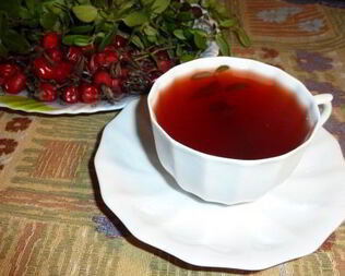 Брусничный чай