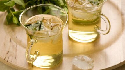 Чай мятный с медом