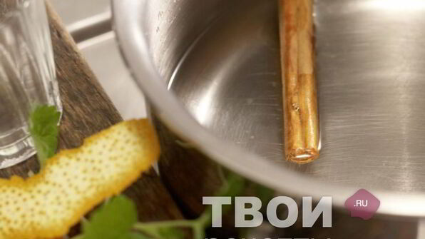 чай с апельсином и корицей