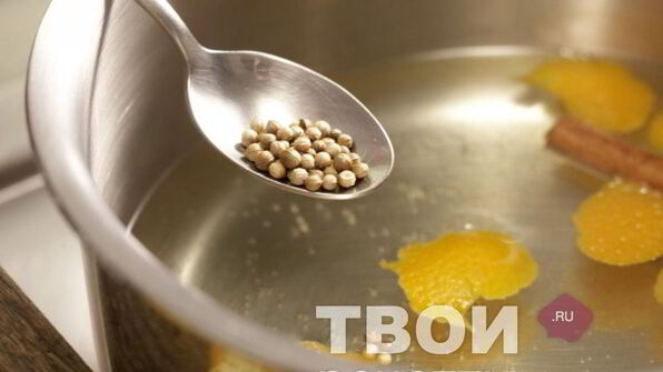 чай с апельсином и корицей