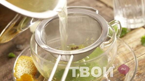 чай с апельсином и корицей