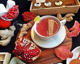 Имбирно-гранатовый чай