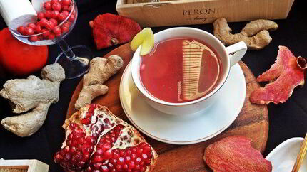 Имбирно-гранатовый чай