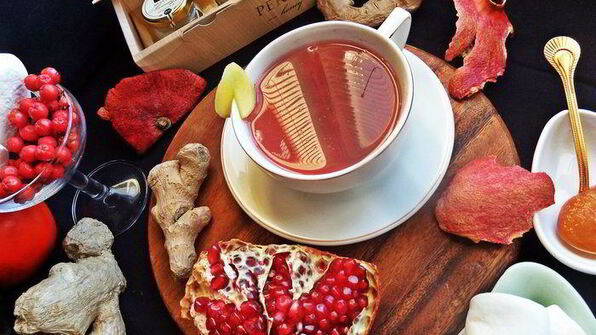 имбирно-гранатовый чай