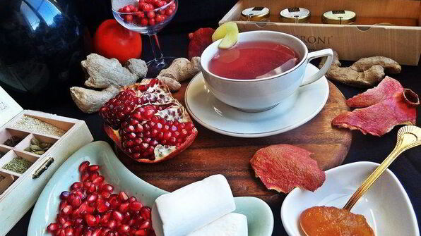 имбирно-гранатовый чай